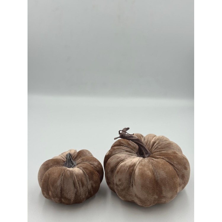Dynia welurowa kolor beż S 10cm