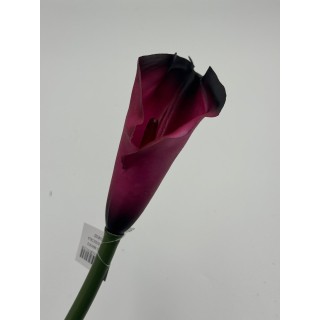 Liście wyrobowe Calle kolor ciemne bordo 74cm