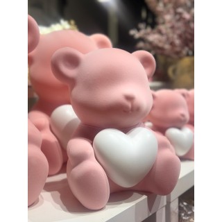 MIŚ RÓŻOWY Z SERDUSZKIEM