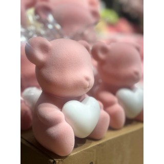 MIŚ RÓŻOWY Z SERDUSZKIEM