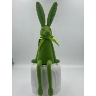 ZAJĄC SIEDZĄCY ZIELONY DUŻY