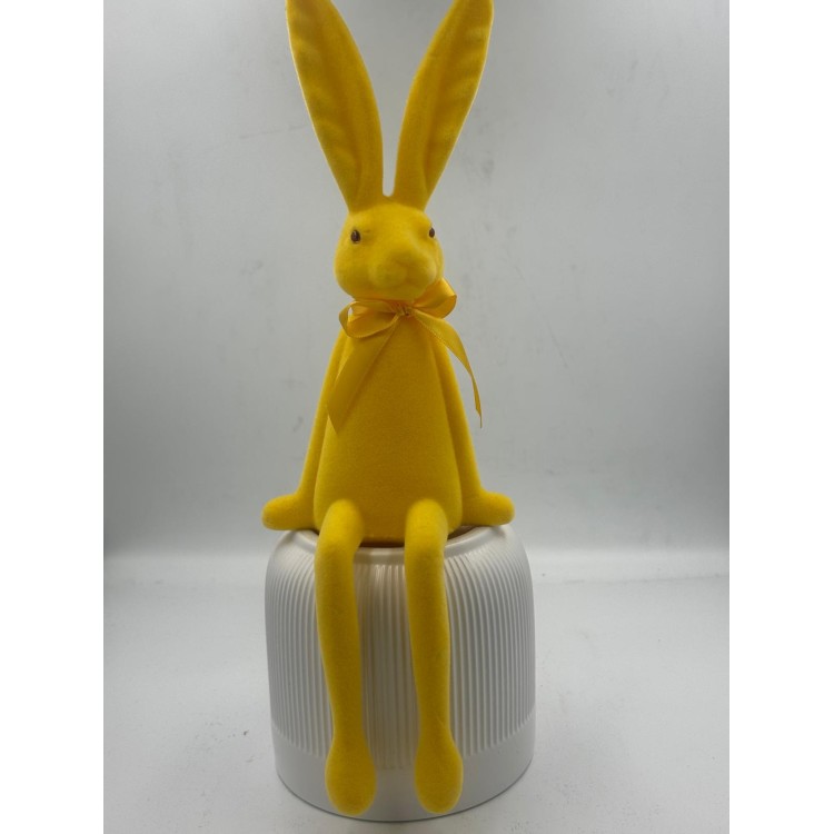 ZAJĄC SIEDZĄCY DUŻY ŻÓŁTY