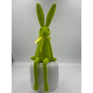 ZAJĄC SIEDZACY DUŻY ZIELONY JASNY