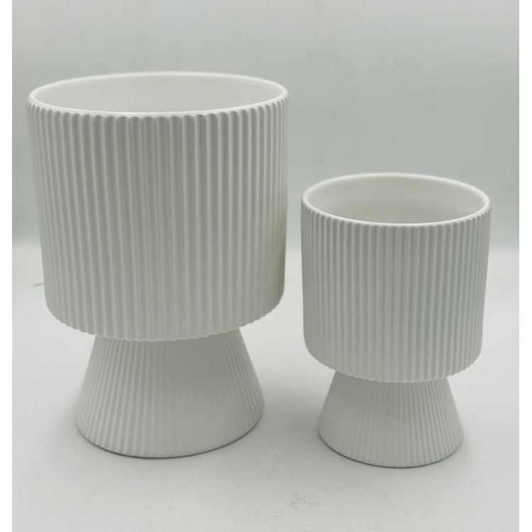 DONICA RYFLOWANA NA NODZE BIAŁA M