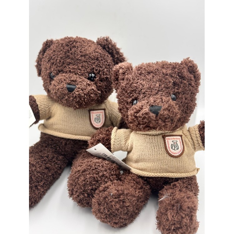 MIŚ SWETEREK CZEKOLADA DUŻY