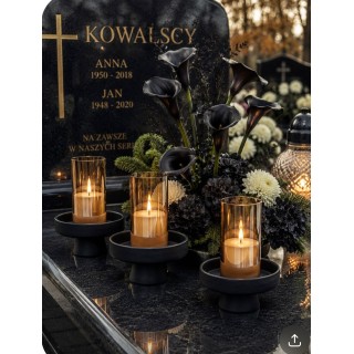MISA PODSTAWKA CZARNA NA NODZE L