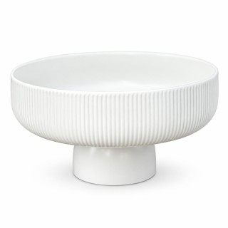 MISA DEKORACYJNA CERAMICZNA BIAŁA L