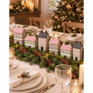 KAMIENICZKA DEKORACYJNA CERAMICZNA NA TEALIGHT