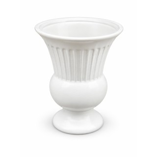 WAZON DEKORACYJNY CERAMICZNY KOLOR BIAŁY